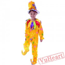 Cosplay make - up dress dress kid clown costume sunny clown kit kitten suit