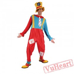 Halloween costume, adult clown costume