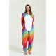 Fish Scale Rainbow Unicorn Onesie Pajamas / Costumes