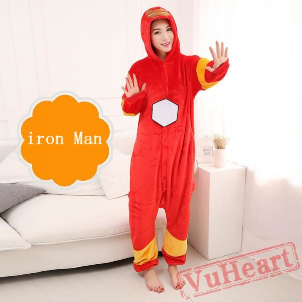 Iron Man Onesie Costume & Pajamas - Halloween Costumes