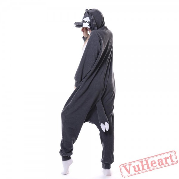 Kigurumi | Black Wolf Kigurumi Onesies - Adult Animal Onesies