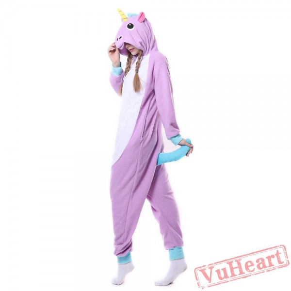 Kigurumi | Purple Unicorn Kigurumi Onesies - Adult Animal Onesies