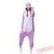 Kigurumi | Purple Unicorn Kigurumi Onesies - Adult Animal Onesies