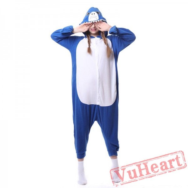 Kigurumi | Blue Shark Kigurumi Onesies - Adult Animal Onesies