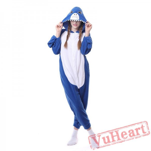 Kigurumi | Blue Shark Kigurumi Onesies - Adult Animal Onesies