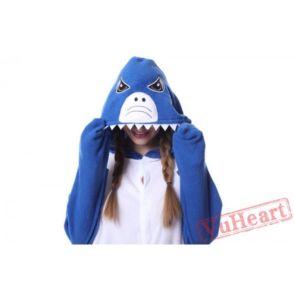 Kigurumi | Blue Shark Kigurumi Onesies - Adult Animal Onesies