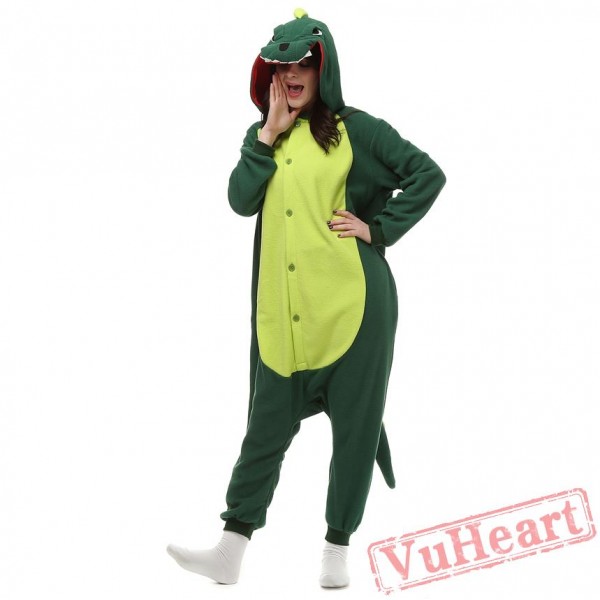 Kigurumi | Green Dinosaur Onesies - Adult Animal Onesies