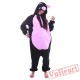 Kigurumi | Black Pink Pig Kigurumi Onesies - Adult Animal Onesies