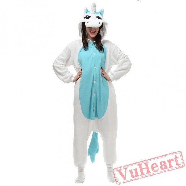 Kigurumi | Blue Unicorn Kigurumi Onesies - Adult Animal Onesies