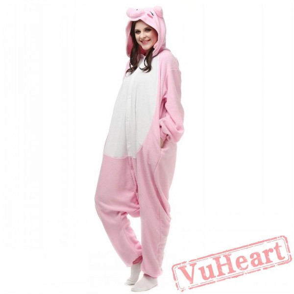 Kigurumi | Pink Pig Kigurumi Onesies - Adult Animal Onesies