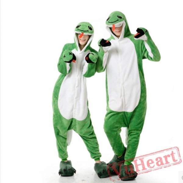 Green Snake Couple Onesies / Pajamas / Costumes