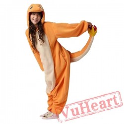 Kigurumi | Pokemon Charmander Kigurumi Onesies - Adult Onesies