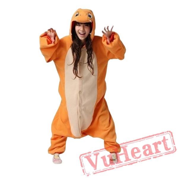 Kigurumi | Pokemon Charmander Kigurumi Onesies - Adult Onesies