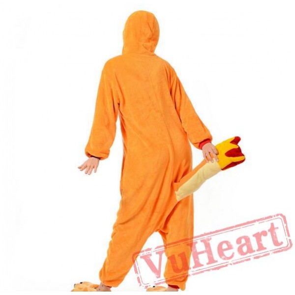 Kigurumi | Pokemon Charmander Kigurumi Onesies - Adult Onesies