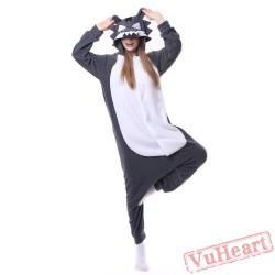 Kigurumi | Black Wolf Kigurumi Onesies - Adult Animal Onesies