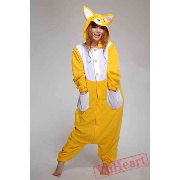 Kigurumi | Yellow Fox Kigurumi Onesies - Adult Animal Onesies