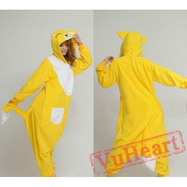 Kigurumi | Yellow Fox Kigurumi Onesies - Adult Animal Onesies