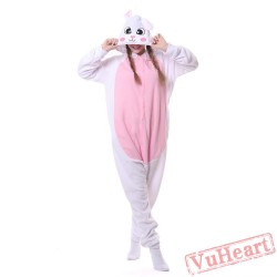 Kigurumi | White Purple Rabbit Kigurumi Onesies - Adult Animal Onesies