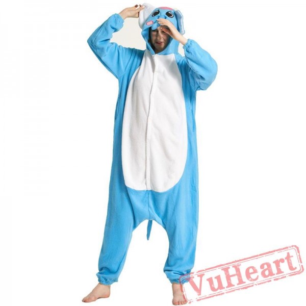 Kigurumi | Blue Elephant Kigurumi Onesies - Adult Animal Onesies