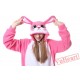 Kigurumi | Pink Rabbit Kigurumi Onesies - Adult Animal Onesies