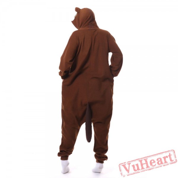 Kigurumi | Brown Squirrel Kigurumi Onesies - Adult Animal Onesies