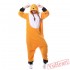 Kigurumi | Orange Fox Kigurumi Onesies - Adult Animal Onesies