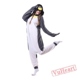 Kigurumi | Gray Penguin Kigurumi Onesies - Adult Animal Onesies