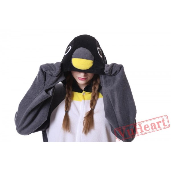 Kigurumi | Gray Penguin Kigurumi Onesies - Adult Animal Onesies