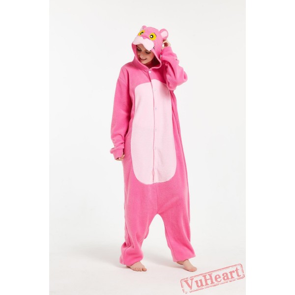 Kigurumi | Pink Wolf Kigurumi Onesies - Adult Animal Onesies