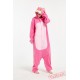 Kigurumi | Pink Wolf Kigurumi Onesies - Adult Animal Onesies