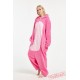 Kigurumi | Pink Wolf Kigurumi Onesies - Adult Animal Onesies