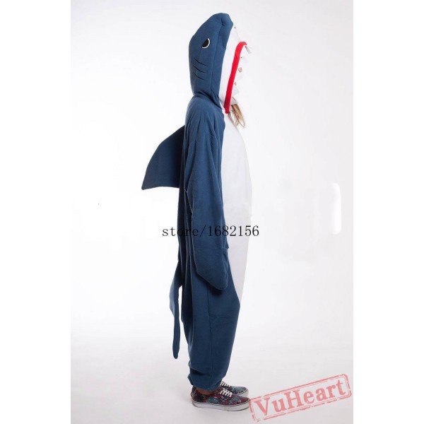 Kigurumi | Blue Shark Kigurumi Onesies - Adult Animal Onesies