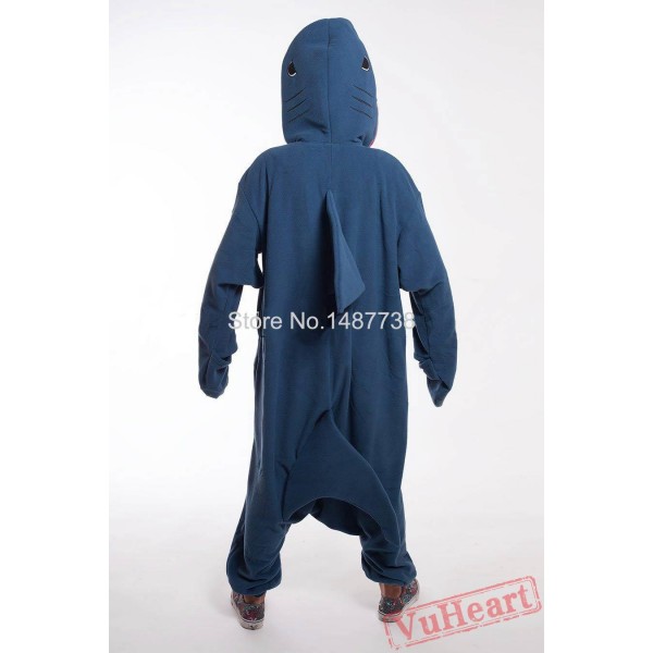 Kigurumi | Blue Shark Kigurumi Onesies - Adult Animal Onesies