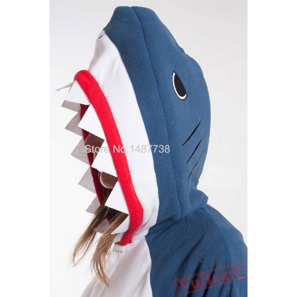 Kigurumi | Blue Shark Kigurumi Onesies - Adult Animal Onesies