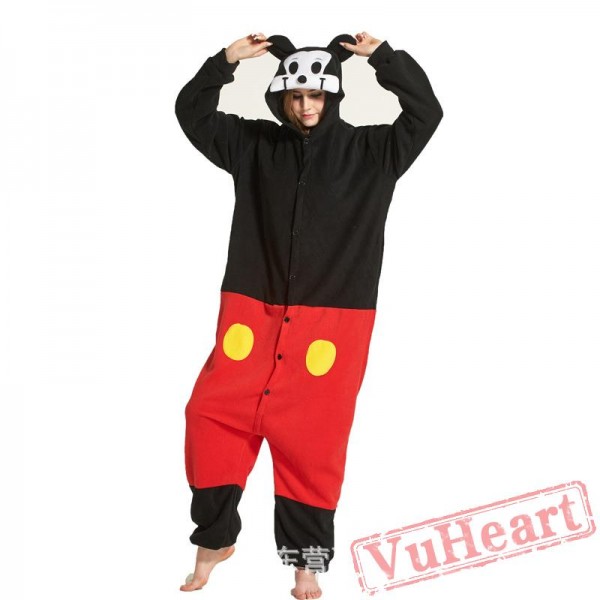 Adult Mickey Mouse Onesie Pajamas / Costumes for Women & Men