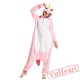 Adult Pink Unicorn Onesie Pajamas / Costumes for Women & Men