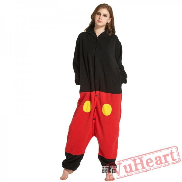 Adult Mickey Mouse Onesie Pajamas / Costumes for Women & Men