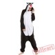 Adult Black Wolf Onesie Pajamas / Costumes for Women & Men