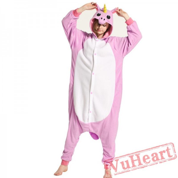 Adult Purple Unicorn Onesie Pajamas / Costumes for Women & Men