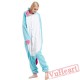 Adult Blue Unicorn Onesie Pajamas / Costumes for Women & Men