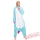 Adult Blue Unicorn Onesie Pajamas / Costumes for Women & Men