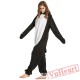 Adult Black Penguins Onesie Pajamas / Costumes for Women & Men