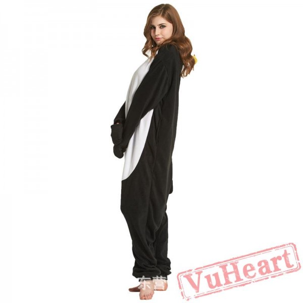 Adult Black Penguins Onesie Pajamas / Costumes for Women & Men