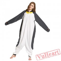 Adult Gray Penguins Onesie Pajamas / Costumes for Women & Men