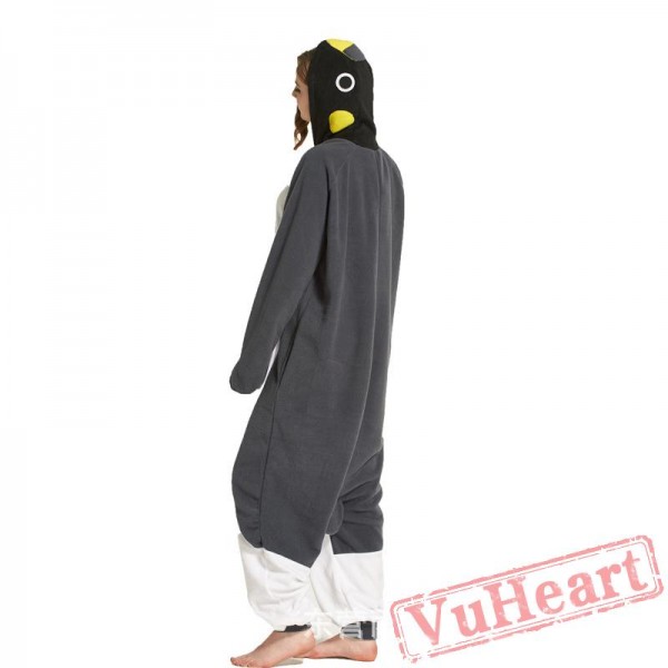 Adult Gray Penguins Onesie Pajamas / Costumes for Women & Men