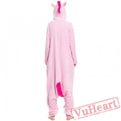 Adult Pink Unicorn Onesie Pajamas / Costumes for Women & Men