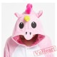 Adult Pink Unicorn Onesie Pajamas / Costumes for Women & Men