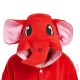 Adult Red Elephant Onesie Pajamas / Costumes for Women & Men