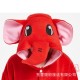 Adult Red Elephant Onesie Pajamas / Costumes for Women & Men