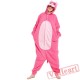 Adult Pink Leopard Onesie Pajamas / Costumes for Women & Men